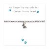No Longer By My Side - Dog Bracelet on Message Card