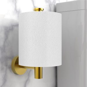 Toilet Roll Holder Dispenser Wall Mounted Stainless Steel Modern Style - Image 6