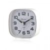Ravel Petite Bedside Quartz Alarm Clock - White