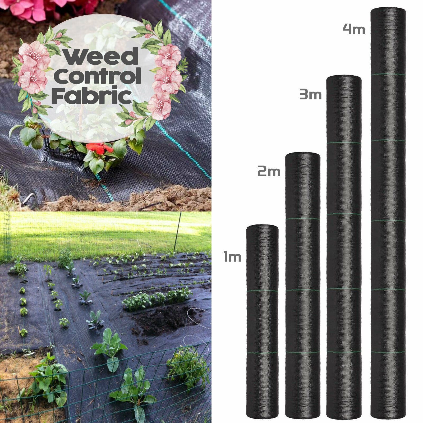 Weed Control Fabric 2m x 4m