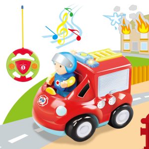 SOKA My First Remote Controlled Fire Truck for Toddlers with Light & Sound
