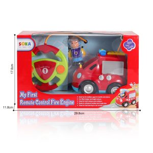 SOKA My First Remote Controlled Fire Truck for Toddlers with Light & Sound - Image 3