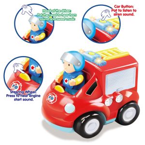 SOKA My First Remote Controlled Fire Truck for Toddlers with Light & Sound - Image 5