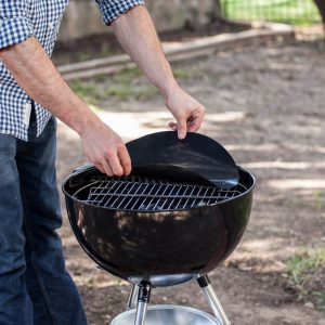 10PC Non-Stick Round BBQ Grill Mat 41 cm Reusable & Dishwasher Safe - Image 4