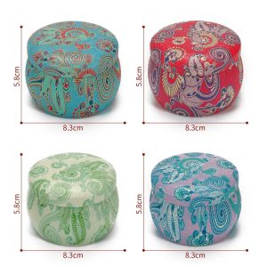 Portable Tin Scented Candles Gift Box Set Soy Wax Jar of 4 - Image 2