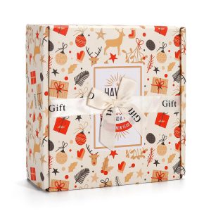 Portable Tin Christmas Scented Candles Gift Box Set Soy Wax Jar of 4 - Image 4