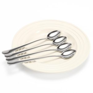 4PC Long Handle Stainless Steel Latte Spoon Flatware Tableware Set - Image 3