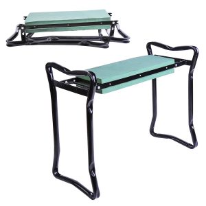 Garden 2 in 1 Kneeler Bench-Green/Black