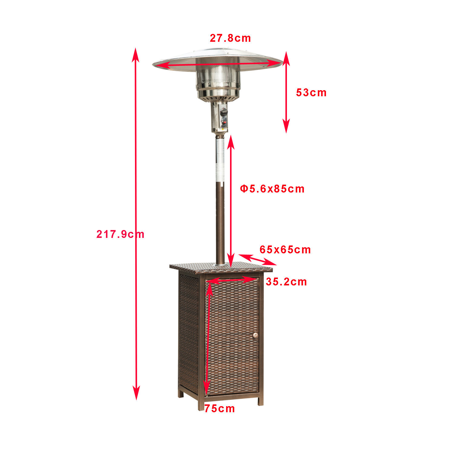 12 Kw Patio Gas Heater - Image 2