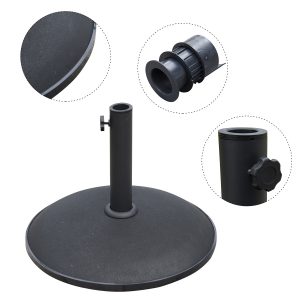 25kg Round Umbrella Base-Black