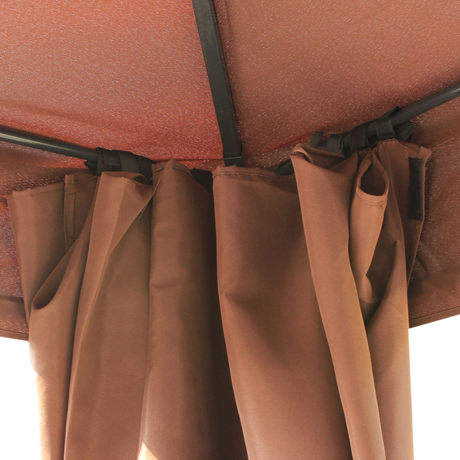 3x4m Metal Gazebo Marquee Patio Canopy Shelter with Sidewalls Pavilion - Image 5