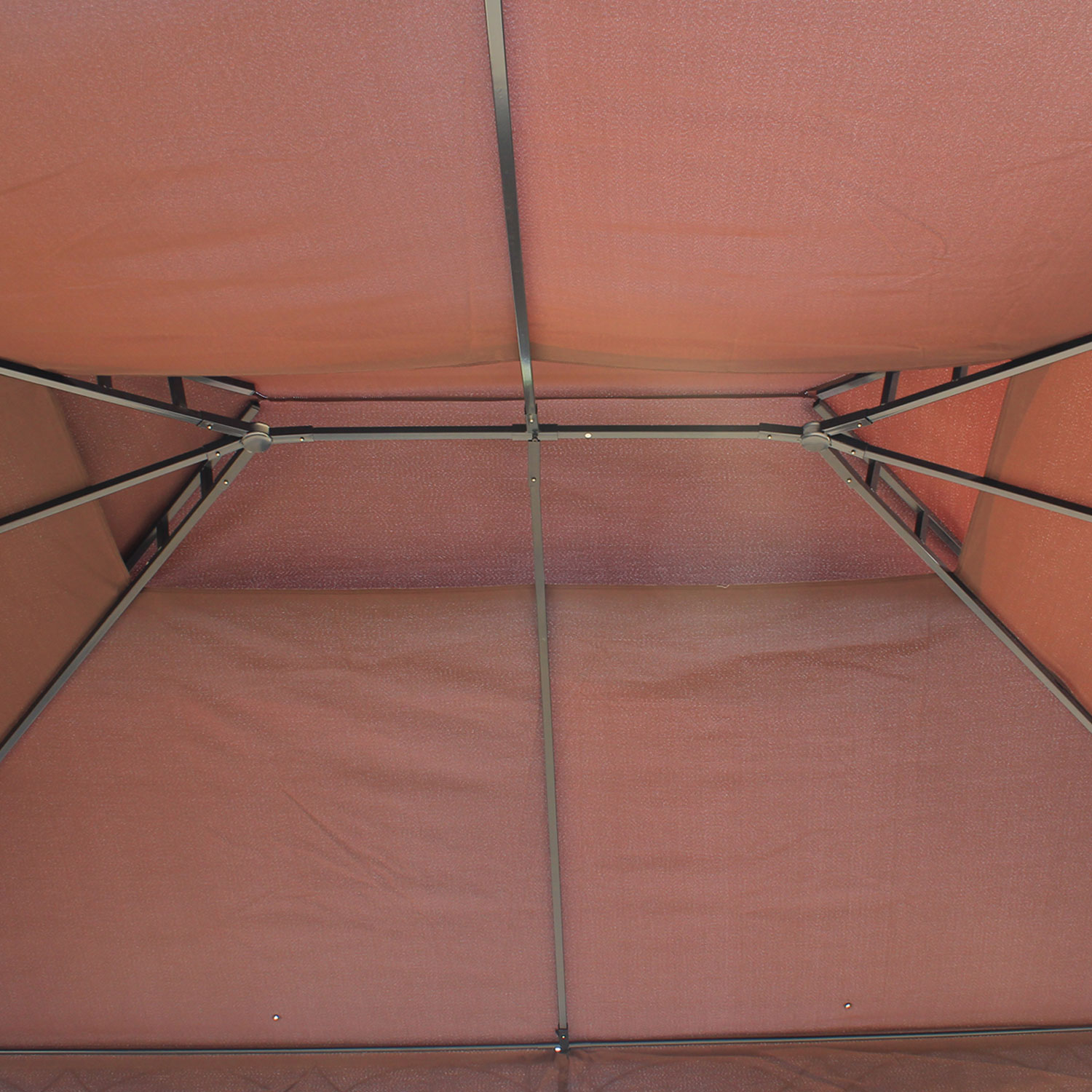 3x4m Metal Gazebo Marquee Patio Canopy Shelter with Sidewalls Pavilion - Image 7