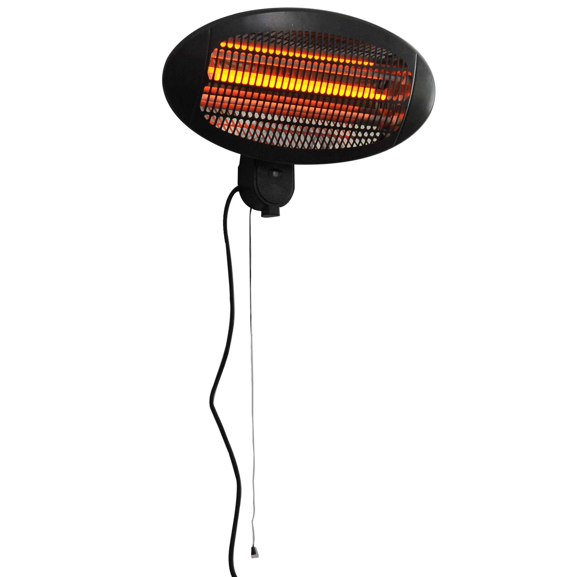 Wall Mount Electric Infrared Patio Heater, 220V-240V-Black - Image 3