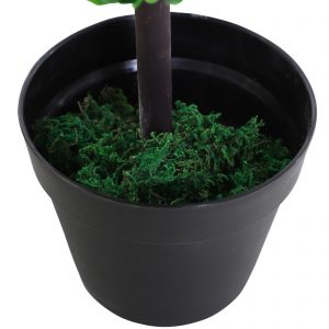 PE Set of 2 Artificial Boxwood Three Balls Topiary Plant Tree's Green - Image 7