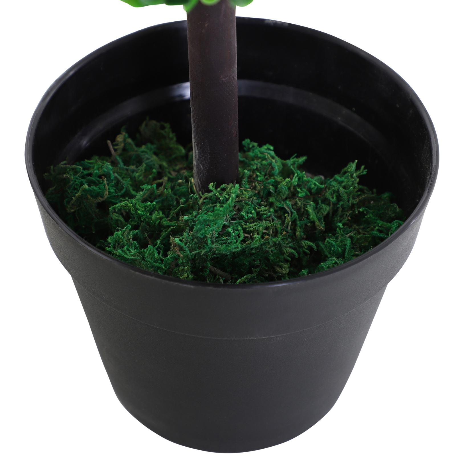 PE Set of 2 Artificial Boxwood Three Balls Topiary Plant Tree's Green - Image 7