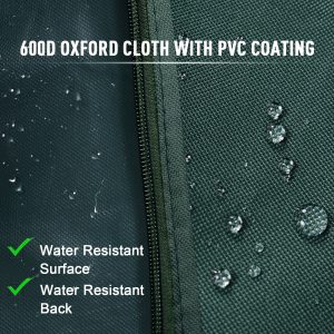 600D Oxford Polyester Waterproof Swing Chair Cover Green - Image 4