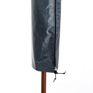 Garden Offset Umbrella Parasol Waterproof Cover-Grey - Image 6