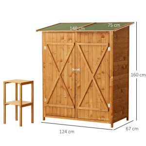 Garden Shed Double Door Storage Cabinet - Image 2