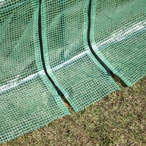 180x90x90cm Mini PE Grid Cover Steel Frame Greenhouse Green - Image 6