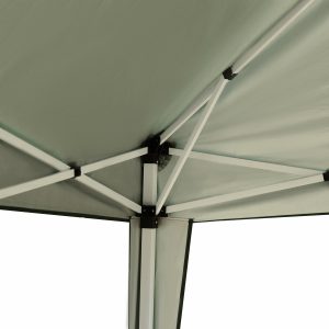 3x3 m Heavy Duty Pop Up Gazebo, 210 D Oxford Cloth-Green - Image 7