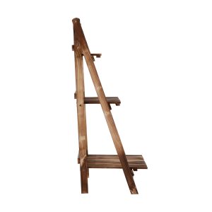 Flower Pot 3-Tier 60L x 37W x 93H cm-Fir Wood - Image 3