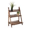 Flower Pot 3-Tier 80Lx 37Wx93H cm-Fir Wood