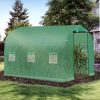 Walk in Polytunnel Greenhouse with Windows and Door for Garden, Backyard (3 x 2M) | UK