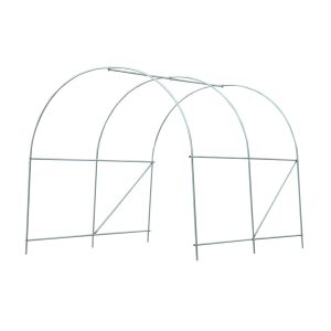 250L X 200W X 200H cm Walk-in Greenhouse-White PE - Image 4