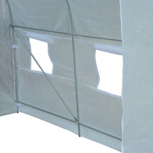250L X 200W X 200H cm Walk-in Greenhouse-White PE - Image 5
