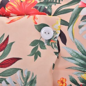 100x106cm Hanging Hammock Chair Stripe Flowers Pattern - Image 7