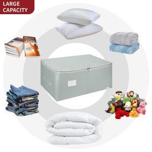 VINSANI 3PK STORAGE BAGS LARGE L GREY - Image 7