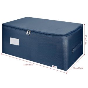 VINSANI 3PK STORAGE BAGS MEDIUM BLUE - Image 3