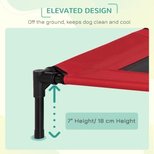 Elevated Pet Bed Cool Cot Dog Cat Portable Folding Home Camping Hammock Foldable - Image 5