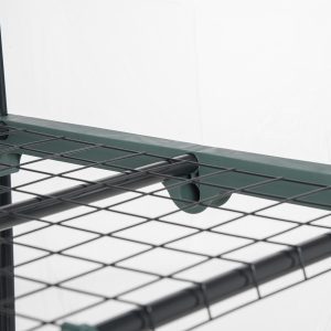 5 Tier Greenhouse OutdoorPortable Shed Metal Frame Transparent 69x49x193cm - Image 8