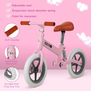 Kid Balance Bike ChildrenBicycle Adjustable Seat 2-5 Years No Pedal - Image 5