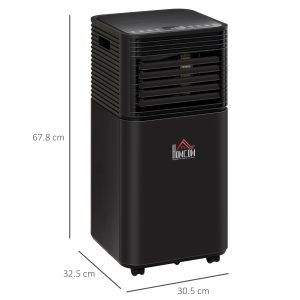 7000BTU Portable Air Conditioner 4 Modes LED Display Timer Home Office - Image 3