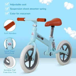 Kid Balance Bike ChildrenBicycle Adjustable Seat 2-5 Years No Pedal - Image 5