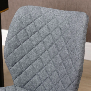 Ergonomic Mid Back Office Chair 360 Swivel Height Adjustable Home Office Grey - Image 8