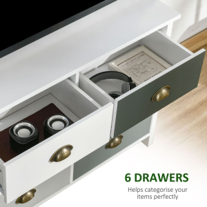 Chest of Drawers, 6 Drawer Storage Organizer Unit Bedroom Living Room - Image 5