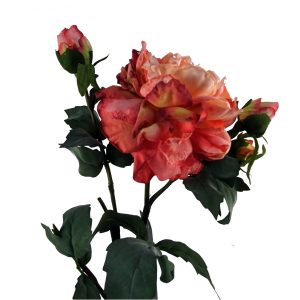 Alternative view of 6 x 60cm Peony Artificial Flower Pink - 6 flowers 18 buds