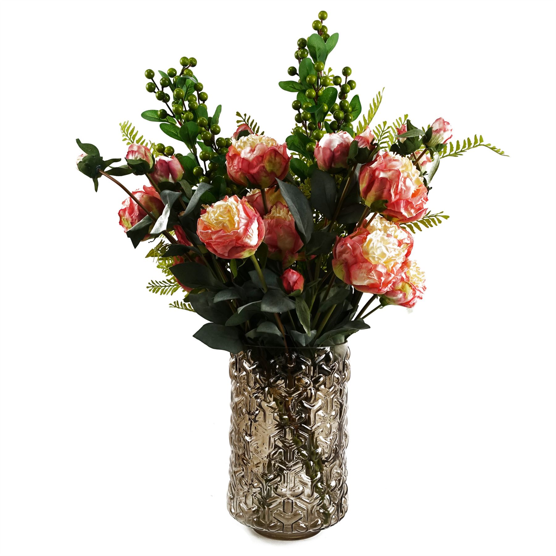 70cm Artificial Green Berry Spray - Image 5