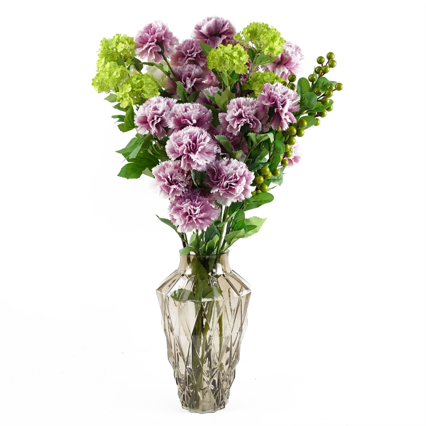 70cm Artificial Green Berry Spray - Image 6