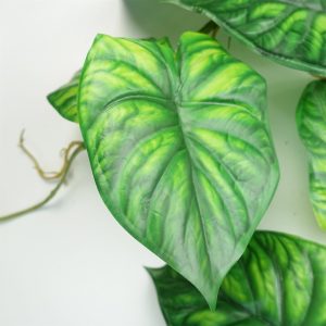 Alternative view of 120cm Artificial Trailing Hanging Plant Realistic Alocasia Dragon Scale Natural Look