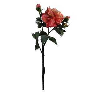 65cm Mixed Peonies Glass Vase - Image 5