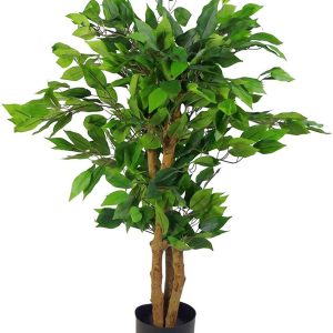 90cm Leaf Realistic Artificial Ficus Tree / Plant