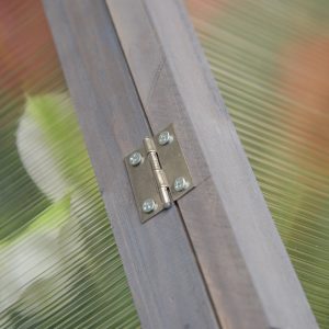 Wooden Cold Frame Greenhouse PC 90 x 52 x 50cm, Grey House, - Image 8