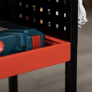 3 Tier Rolling Tool Cart Steel Mobile Service Utility Cart for Garage Mechanics - Image 8