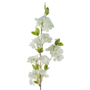 Pack of 6 x 100cm White Artificial Blossom Stem - Image 4