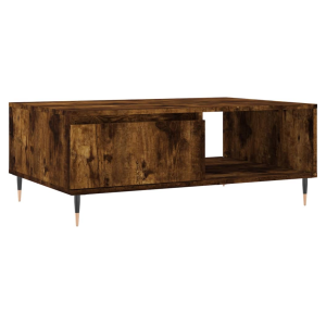 Alternative view of vidaXL Coffee Table Smoked Oak 90x60x35 cm Engineered Wood