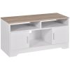 Home Office 42" TV Stand Storage Unit w/ Cabinets Shelves Living Room